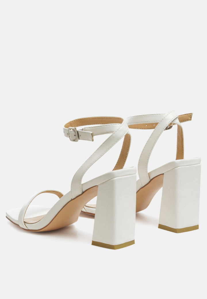 mooncut ankle strap block heel sandals by ruw#color_white