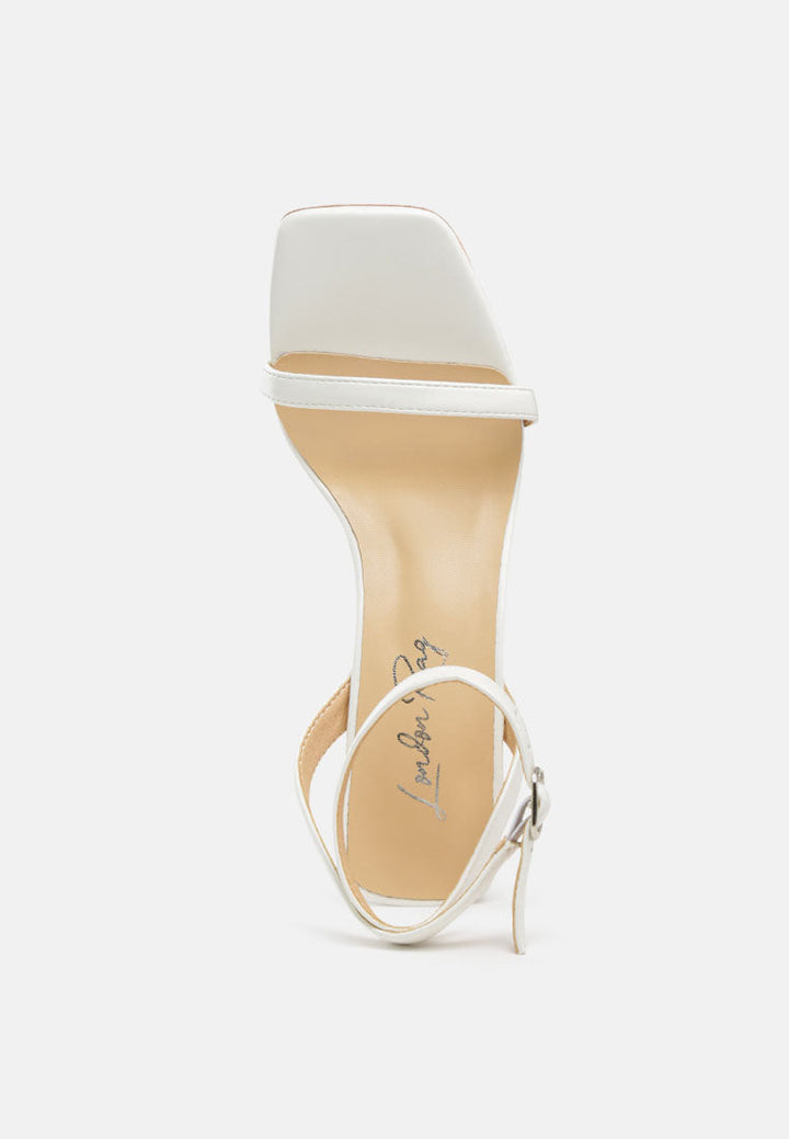 mooncut ankle strap block heel sandals by ruw#color_white