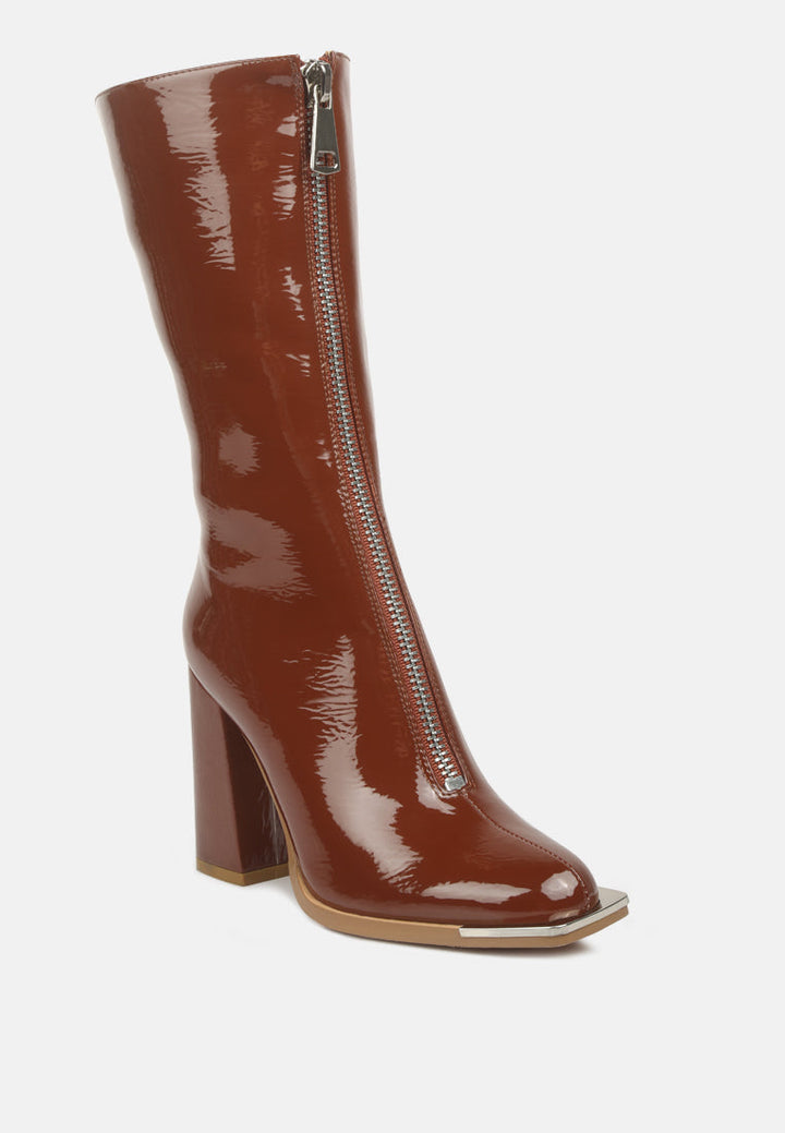 year round high heeled calf boots by ruw#color_tan