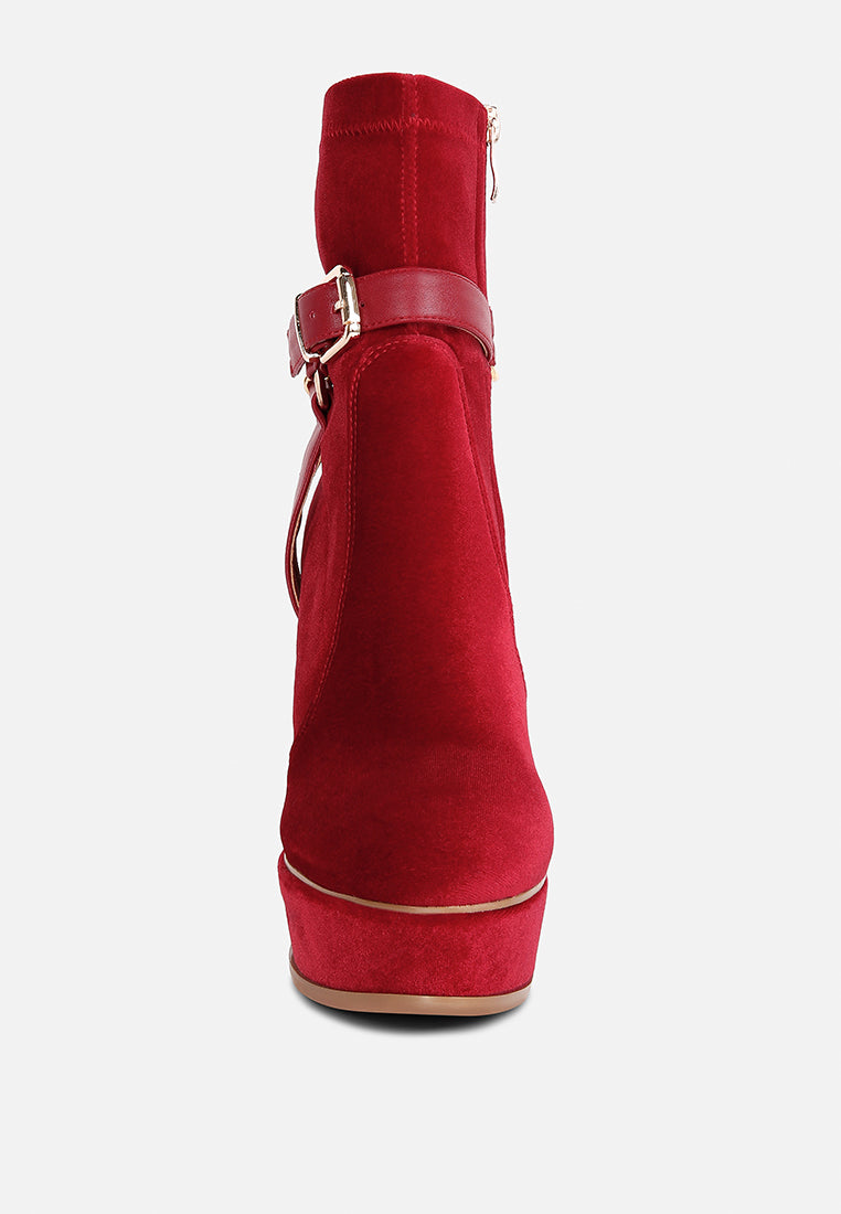 zeppelin high platform velvet ankle boots by ruw#color_red