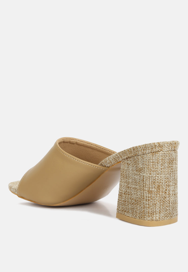 addie block heel slip on sandals by ruw#color_tan