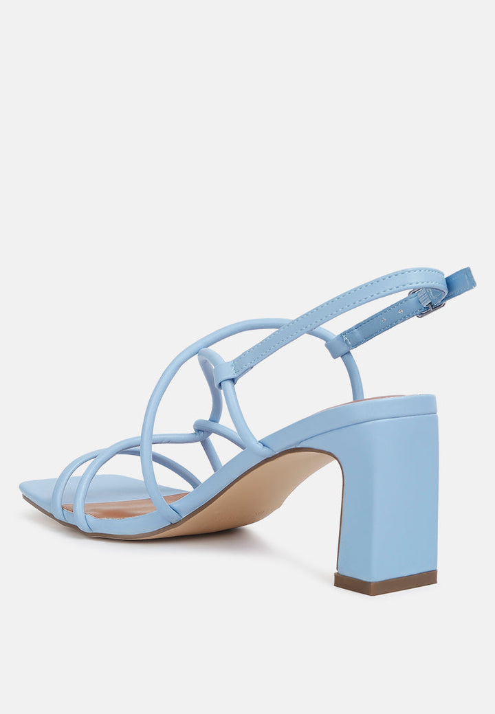 andrea knotted straps block heeled sandals by ruw#color_light-blue