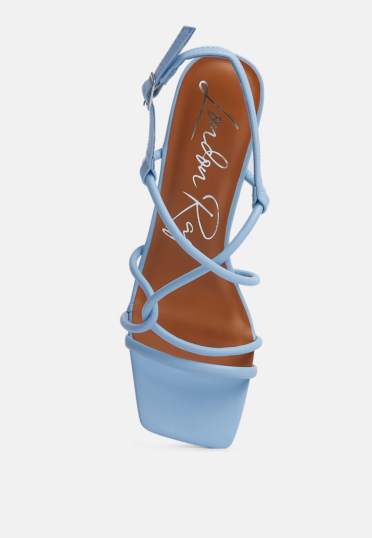 andrea knotted straps block heeled sandals by ruw#color_light-blue