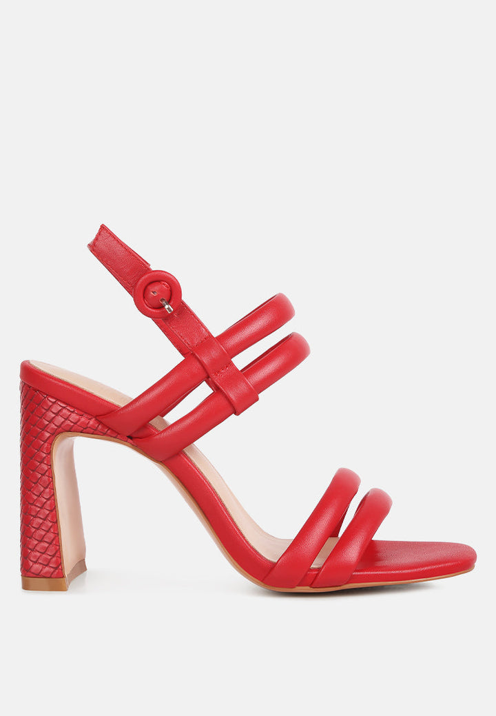 avianna slim block heel sandal by ruw#color_red