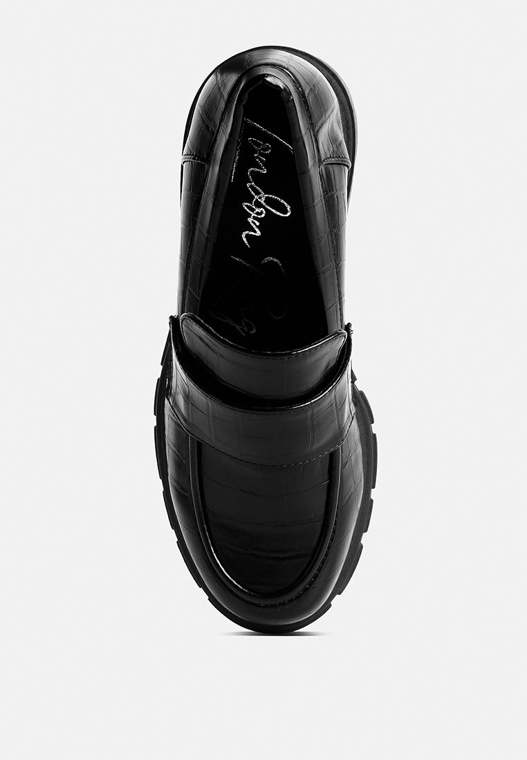 benz platform loafer by ruw#color_black