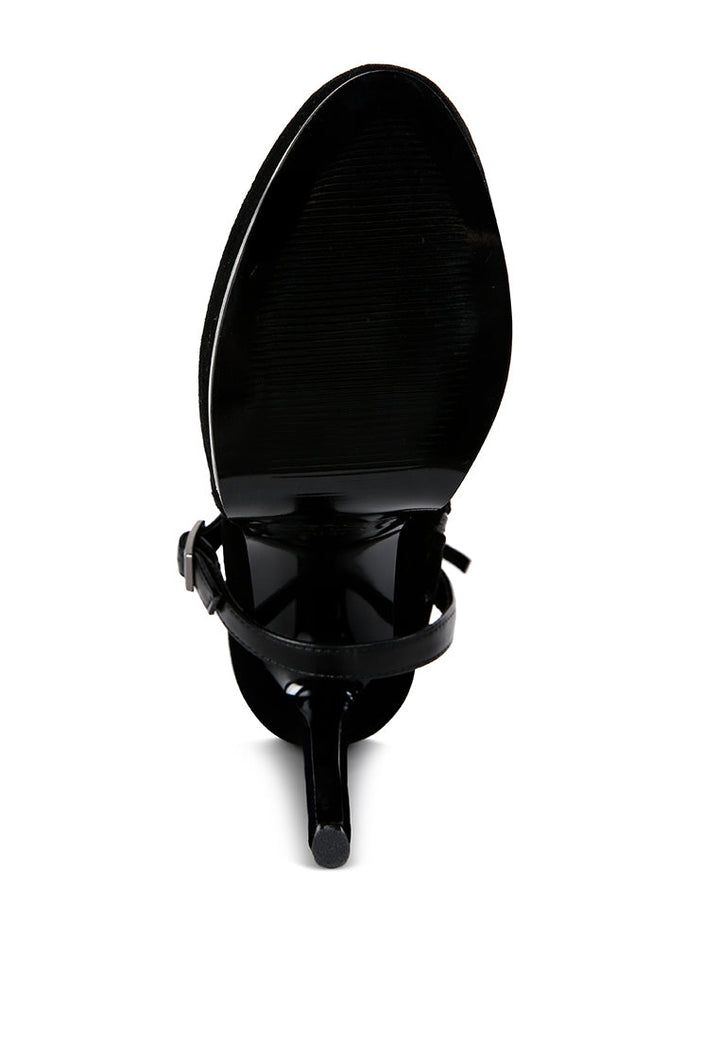 bison high heeled long velvet boots by ruw#color_black