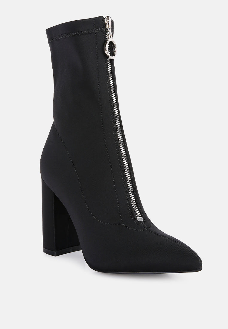 bobbettes block heeled microfiber ankle boot by ruw#color_black
