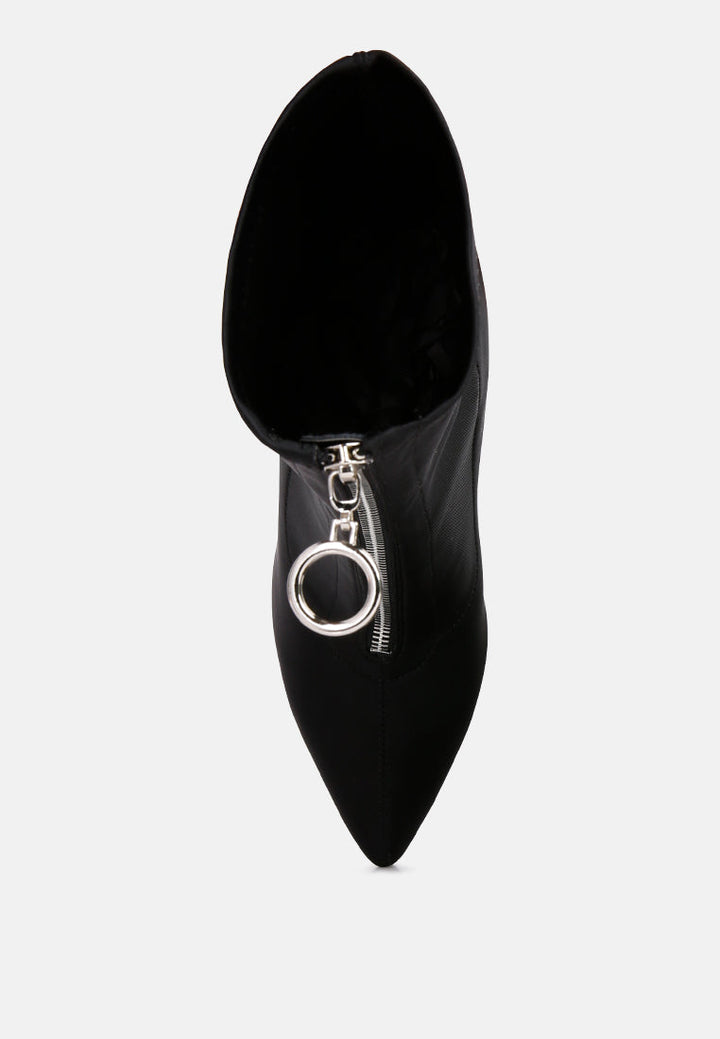 bobbettes block heeled microfiber ankle boot by ruw#color_black