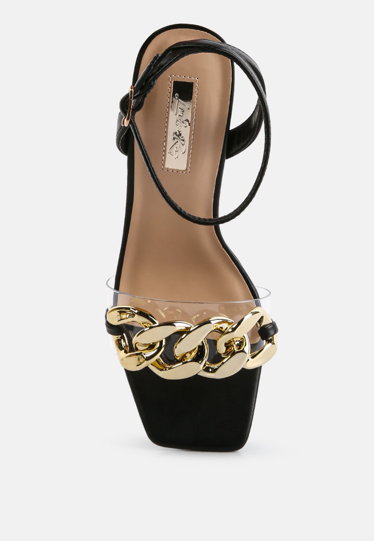 bottom kiss chain strap italian block heel sandals by ruw#color_black