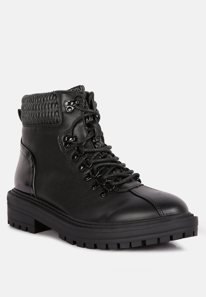 boundless faux leather ankle boots by ruw#color_black