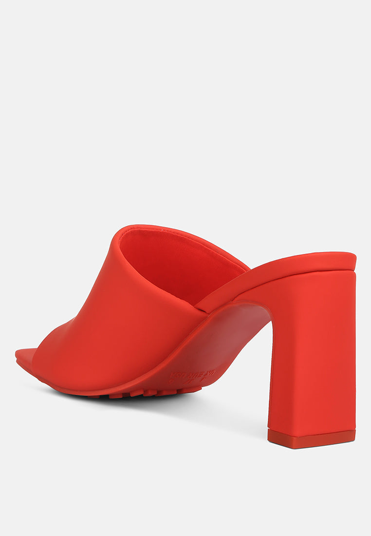 cannes slim block heel sandals by ruw#color_orange