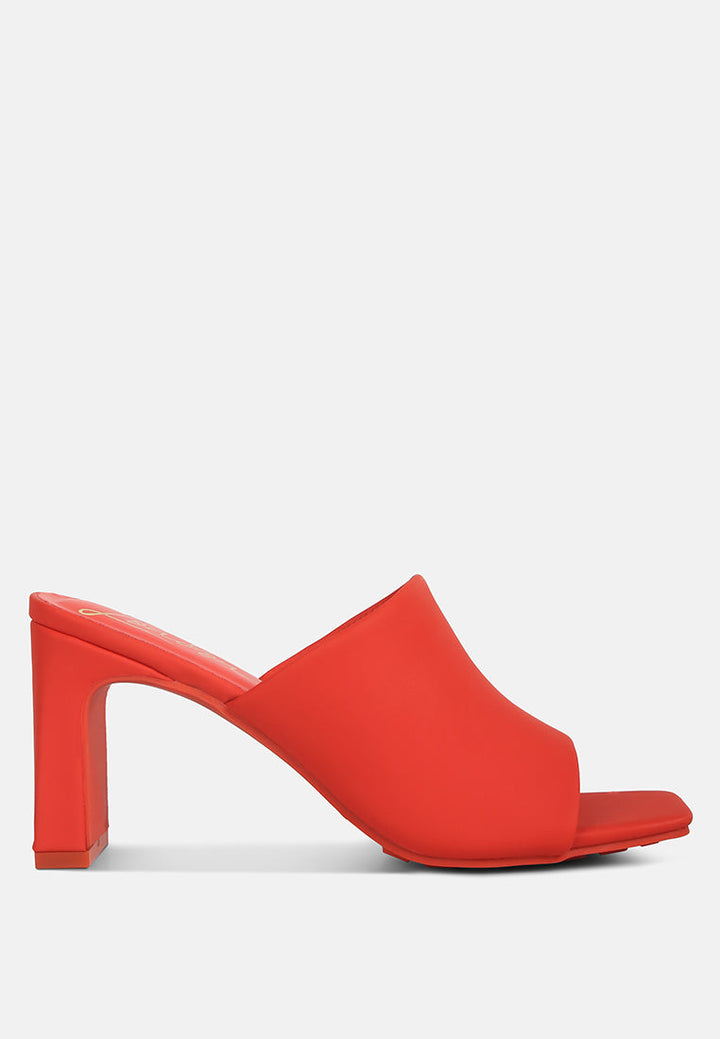 cannes slim block heel sandals by ruw#color_orange