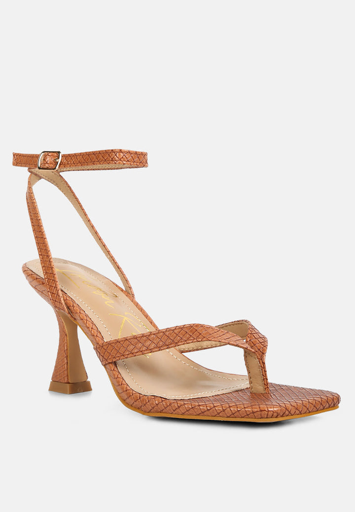 celty ankle strap spool heel sandals by ruw#color_tan
