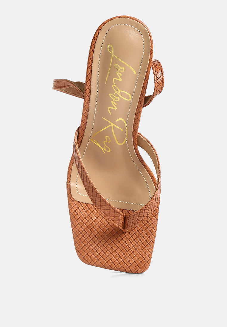 celty ankle strap spool heel sandals by ruw#color_tan
