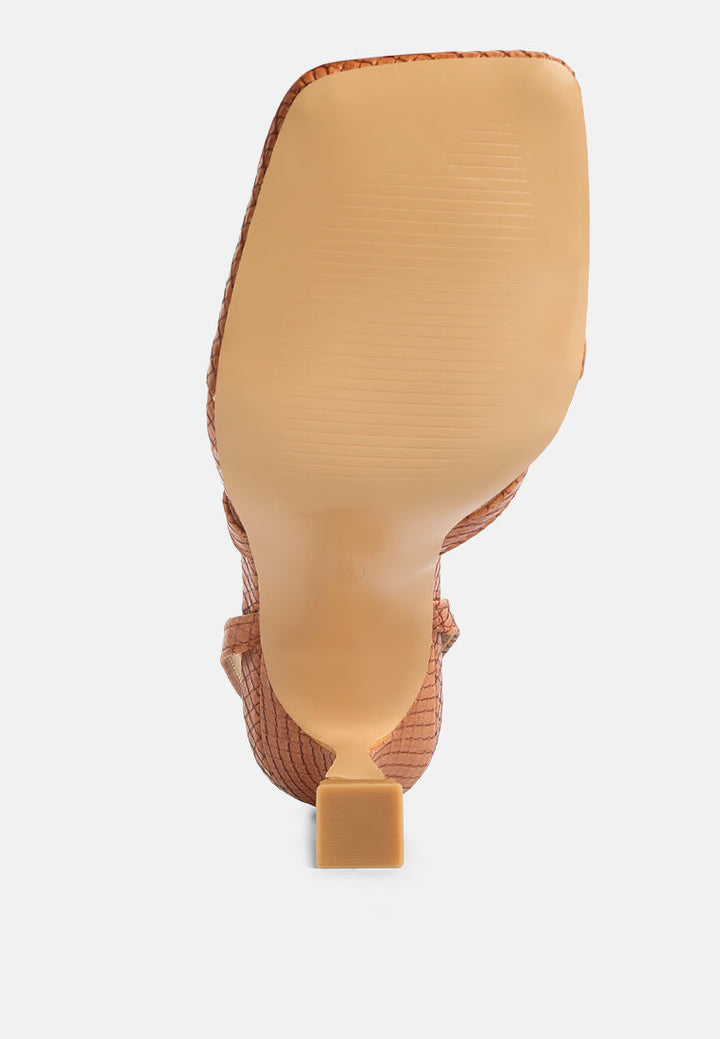 celty ankle strap spool heel sandals by ruw#color_tan