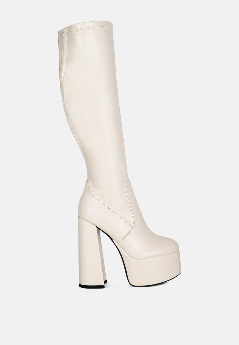 coraline high block heeled calf boots by ruw#color_off-white