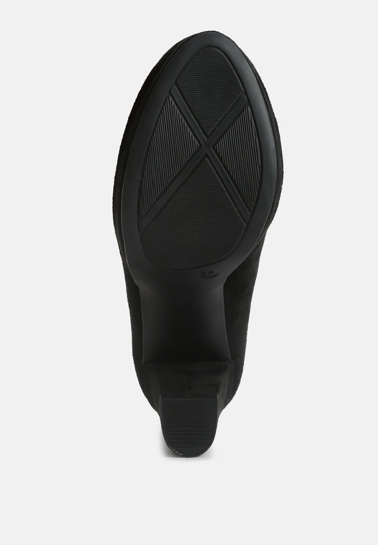 delia seude block heel pumps by ruw#color_black
