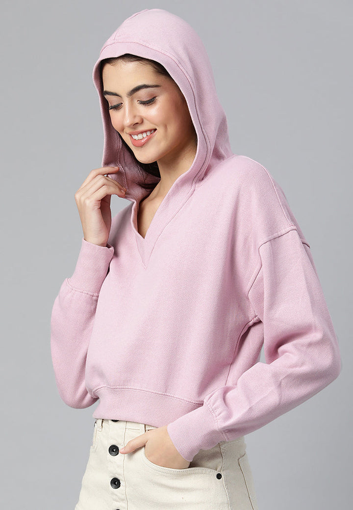 drop shoulder solid hoodie#color_lt-purple