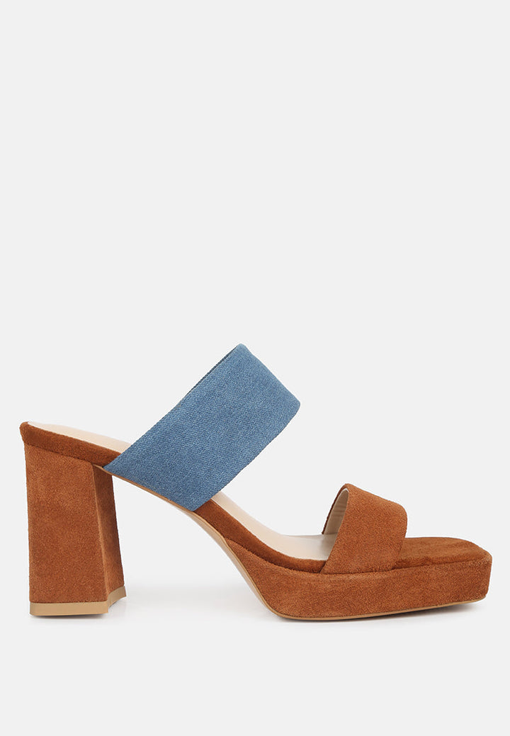 eddlia slip on platform sandals by ruw#color_tan-denim