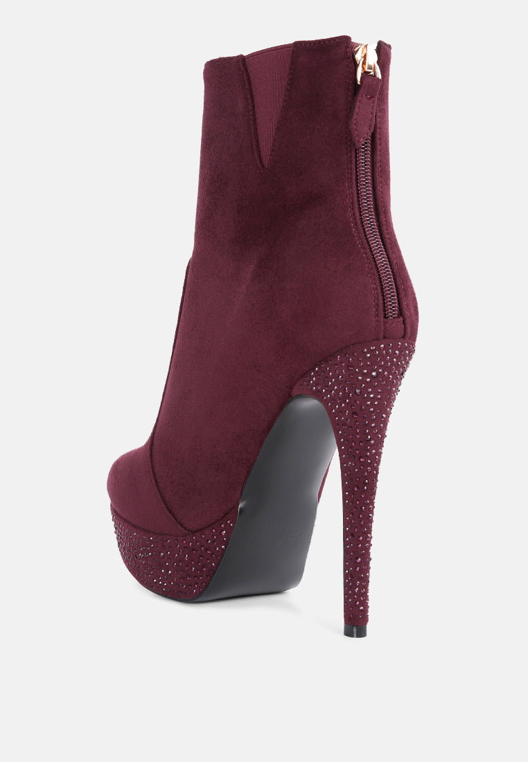 espiree microfiber high heeled ankle boots by ruw#color_burgundy