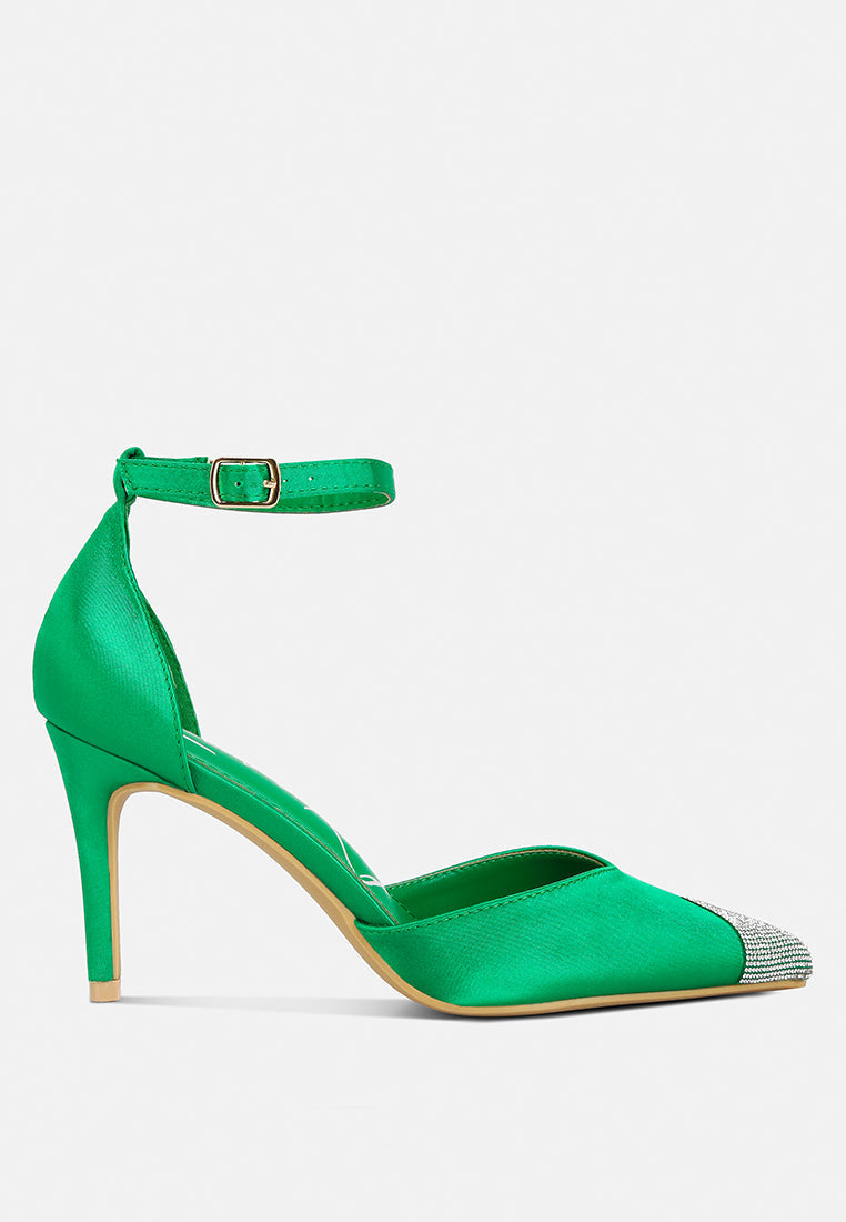 everalda toe cap embellished sandals by ruw#color_green