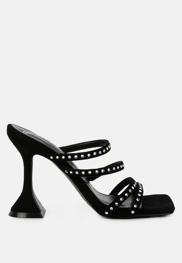 face me studded spool heel multi strap sandals by ruw#color_black