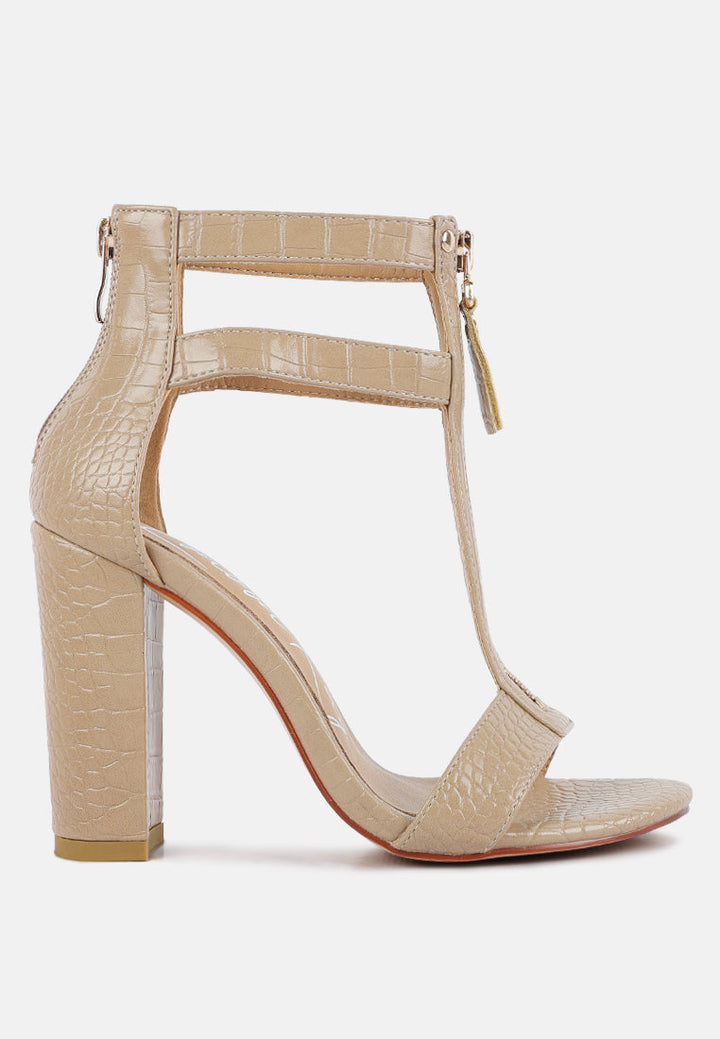 felicity zip up block heel sandals by ruw#color_nude