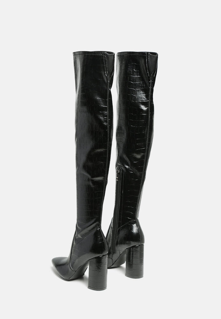 flittle over-the-knee boot by ruw#color_black