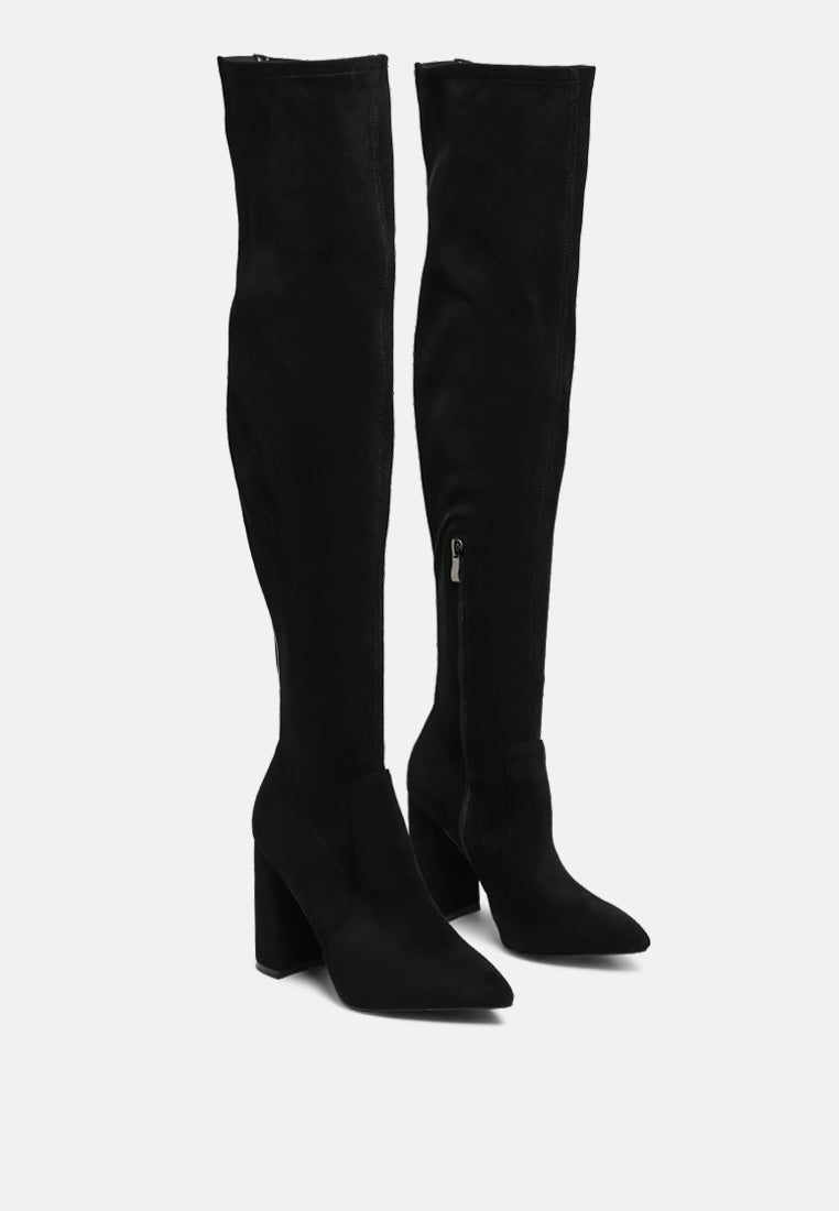 flittle over-the-knee boot by ruw#color_black-suede