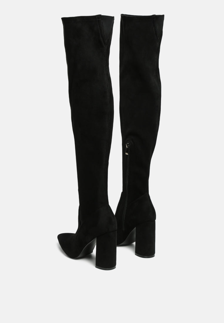 flittle over-the-knee boot by ruw#color_black-suede