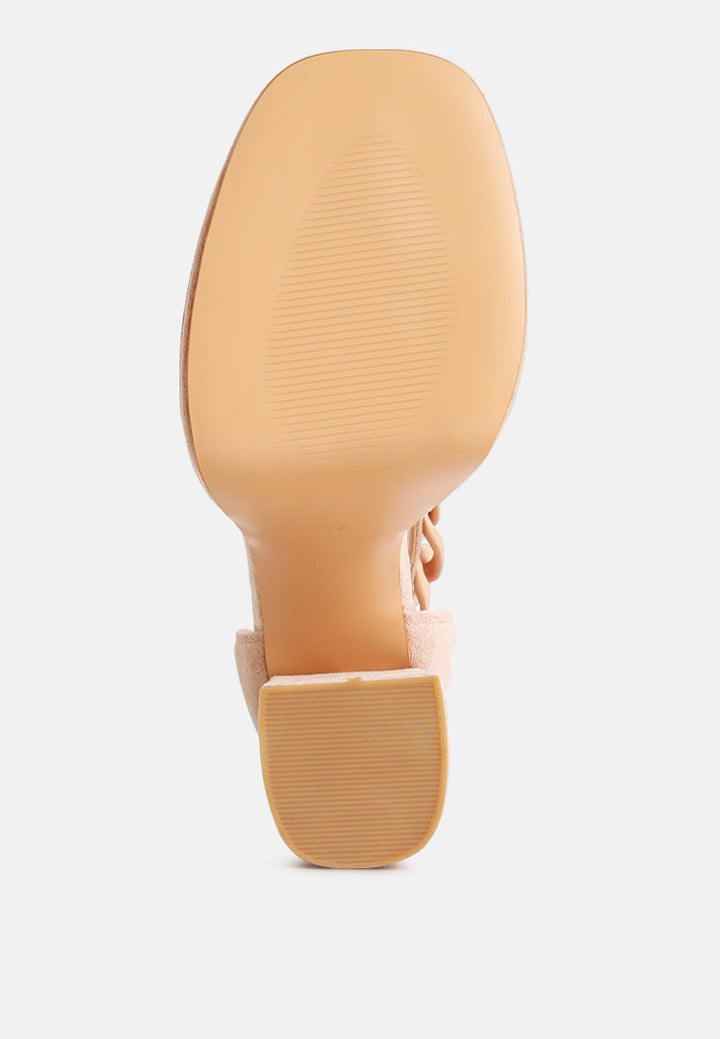 golden hour showstopper chain embellished high platform sandals by ruw#color_latte