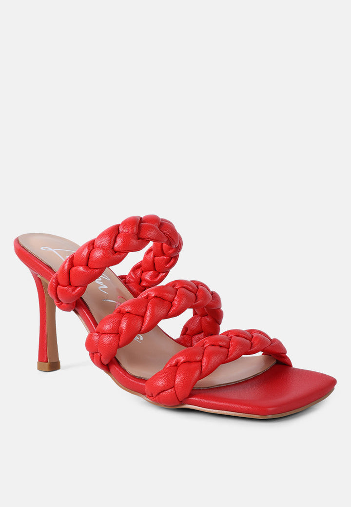 high bae braided strap casual heels by ruw#color_red