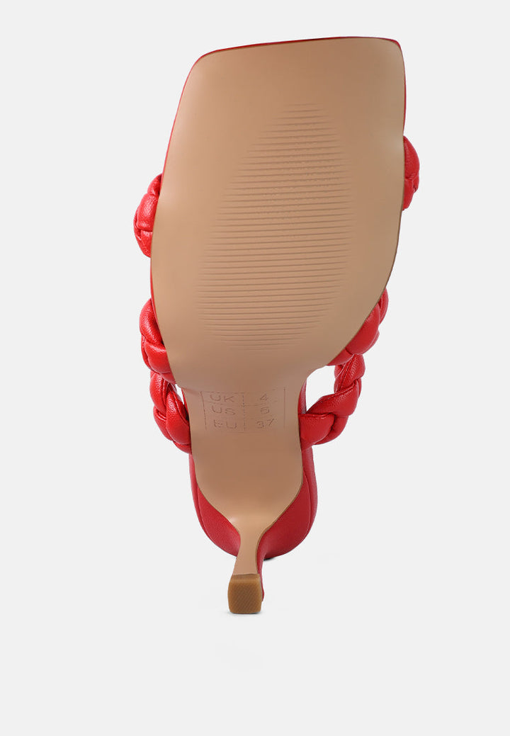 high bae braided strap casual heels by ruw#color_red