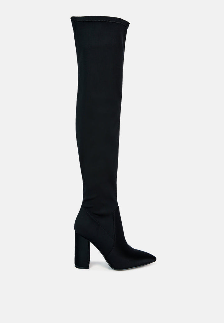 schiffer high block heeled long boot by ruw#color_black