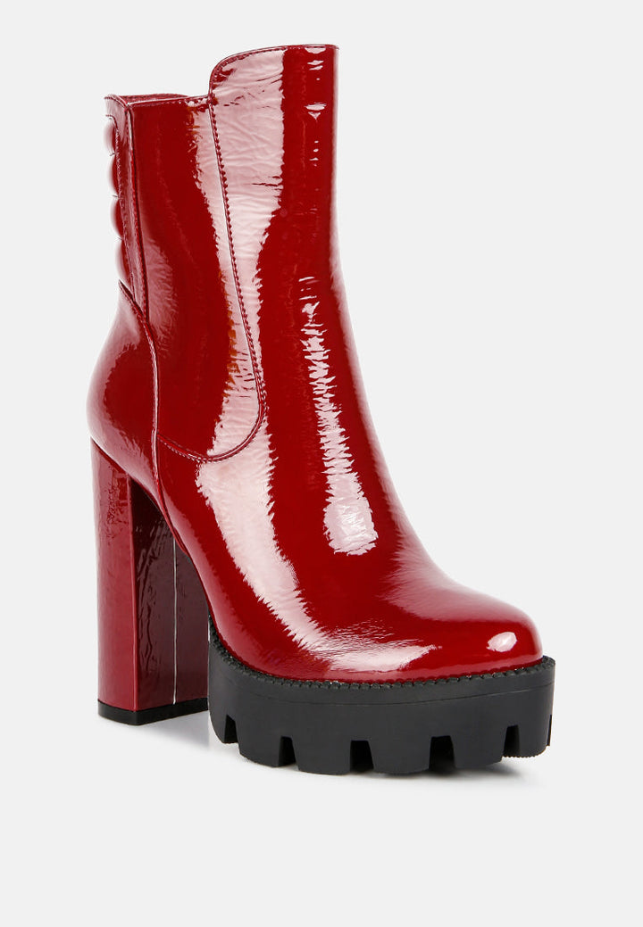 high key collared high heel ankle boot by ruw#color_burgundy