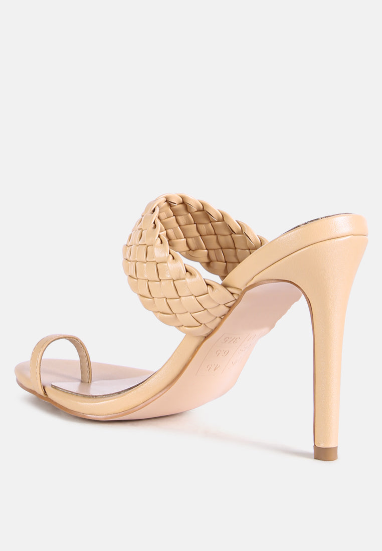 high perks woven strap high heels by ruw#color_latte