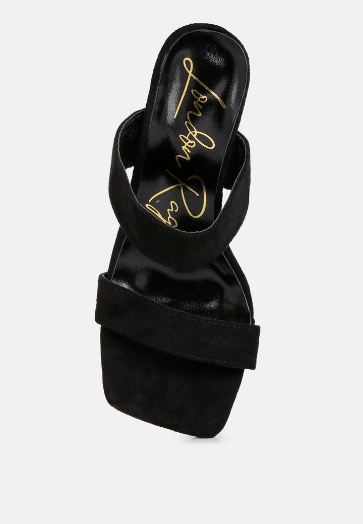 high sass rhinestone embellished sandals by ruw#color_black