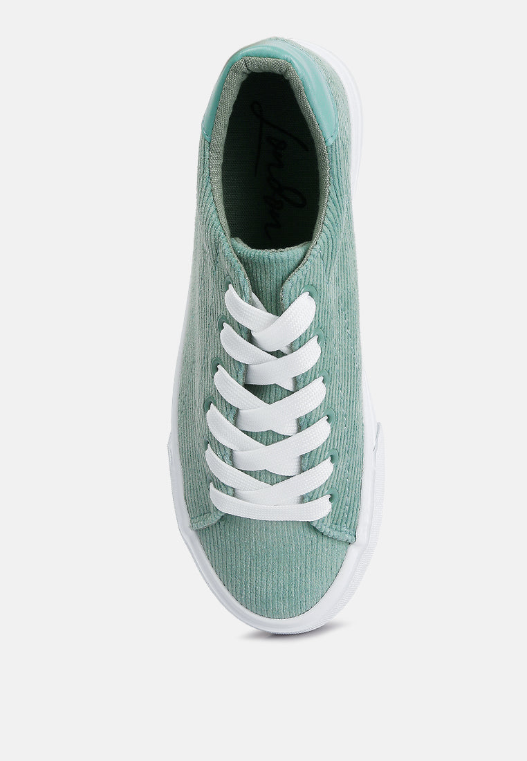 hyra solid flatform canvas sneakers by ruw#color_mint