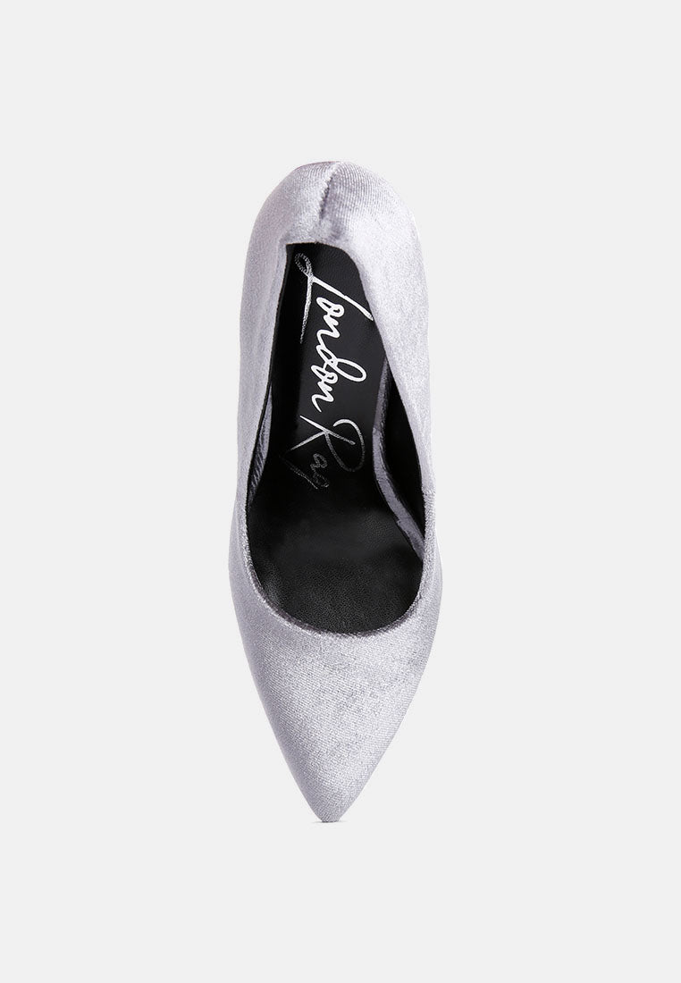 janessa velvet stiletto heel pumps by ruw#color_grey