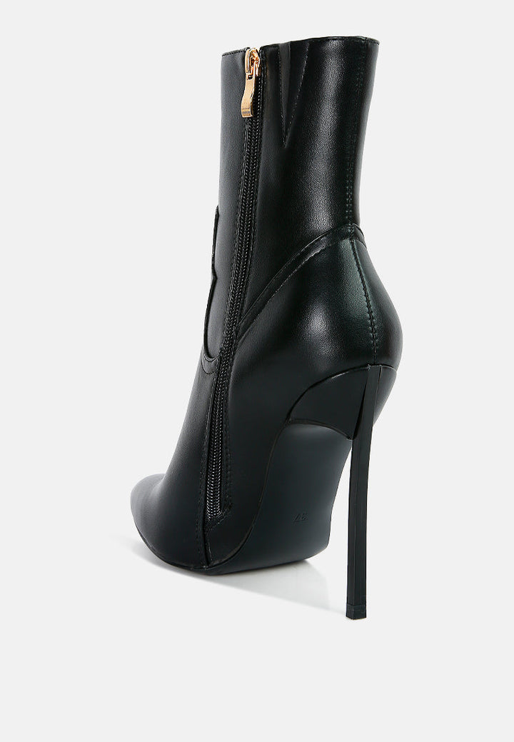 jenner high heel cowboy ankle boots by ruw#color_black