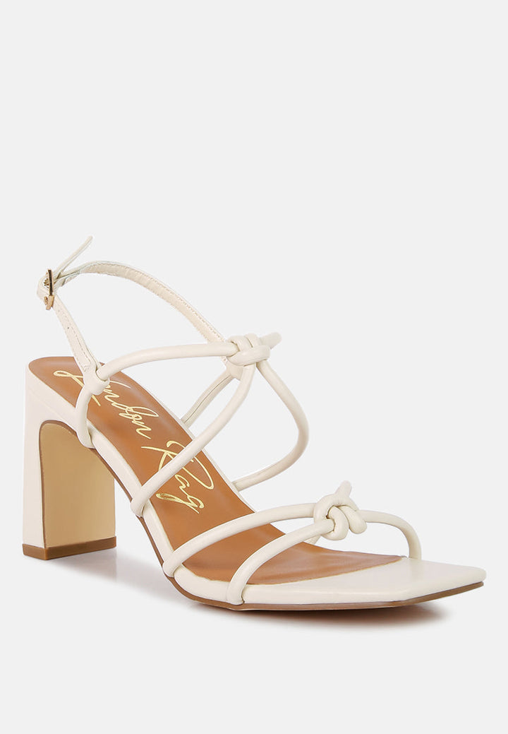 kralor knotted strap italian block heel sandals by ruw#color_beige