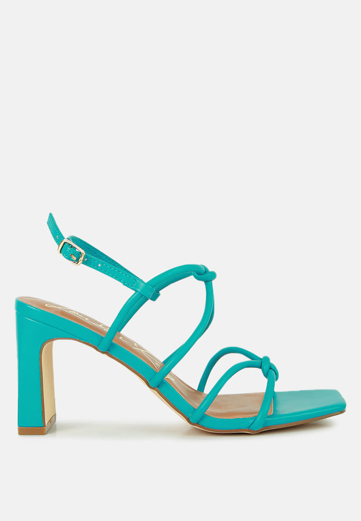 kralor knotted strap italian block heel sandals by ruw#color_green