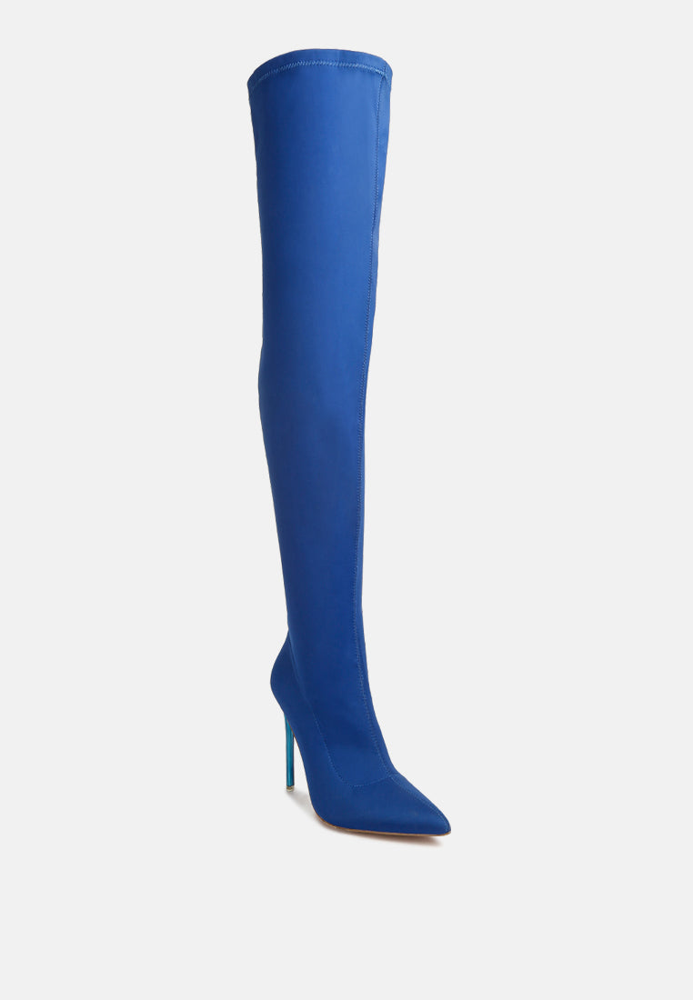 lolling long high heel boots by ruw#color_blue