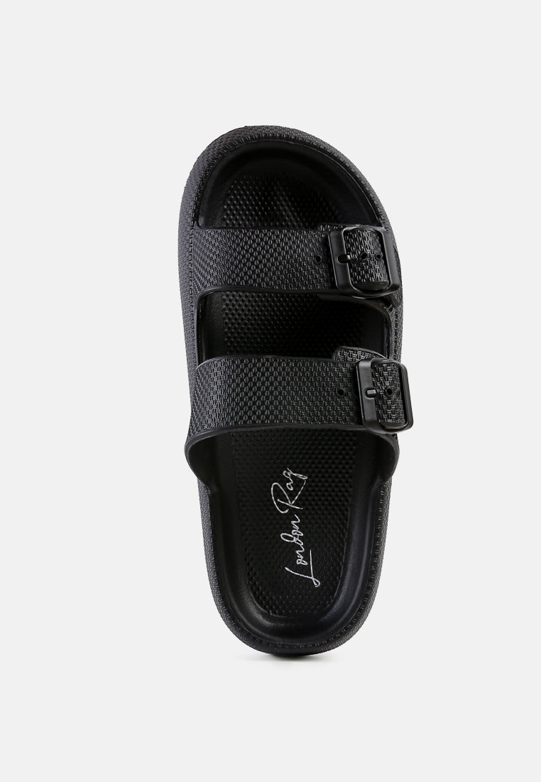 loma hovercraft buckled slides by ruw#color_black