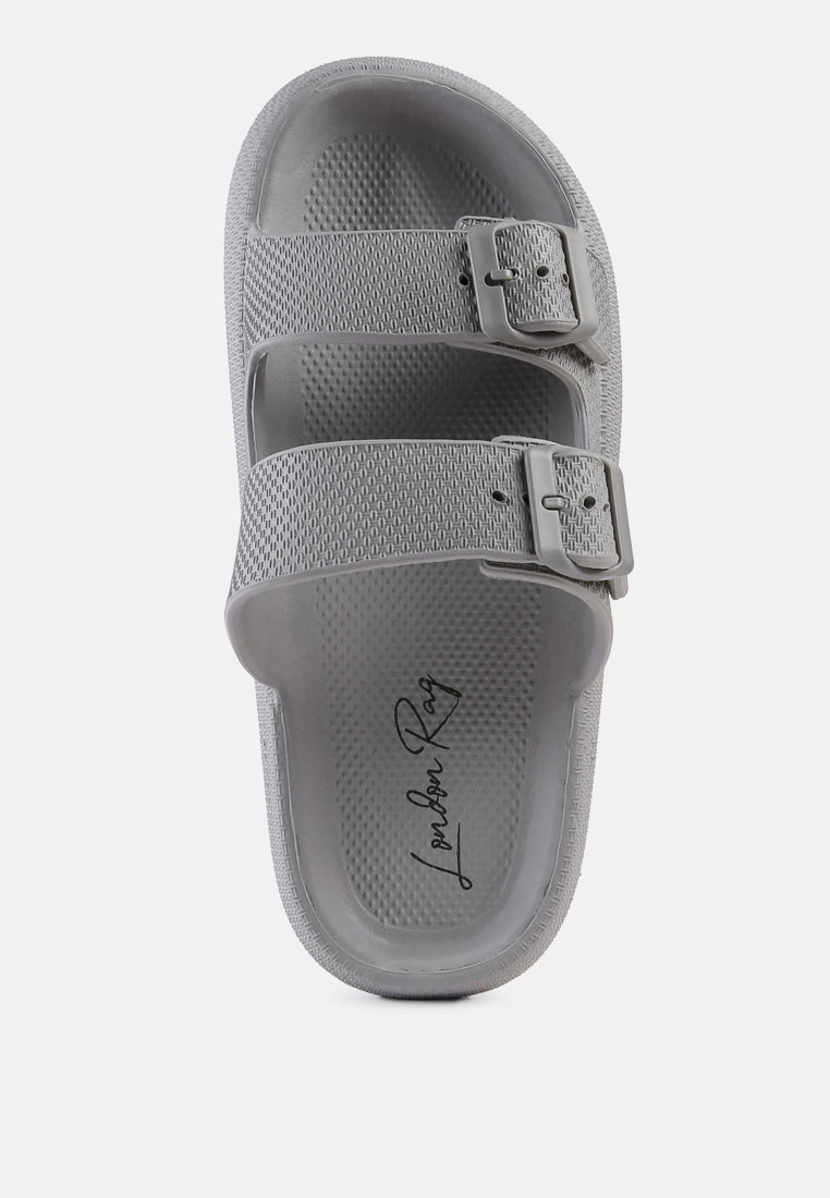 loma hovercraft buckled slides by ruw#color_grey