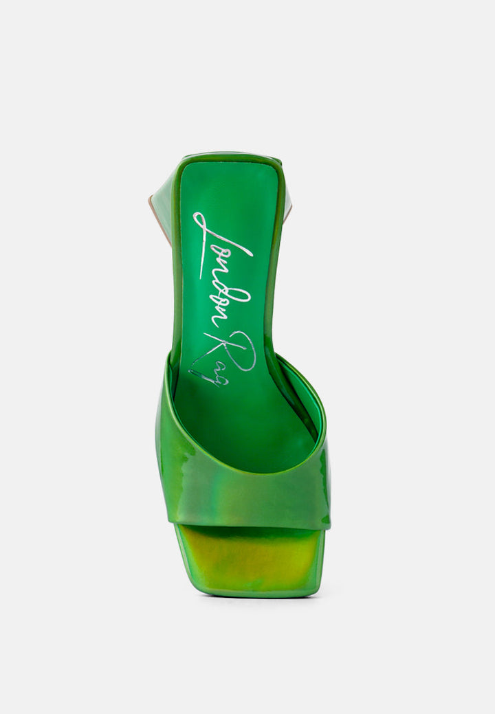 lovebug triangular block heel sandals by ruw#color_green