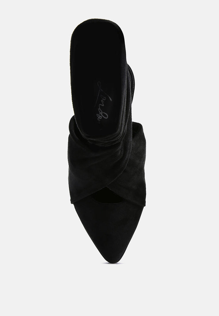 mama fav lace up block heel mules by ruw#color_black