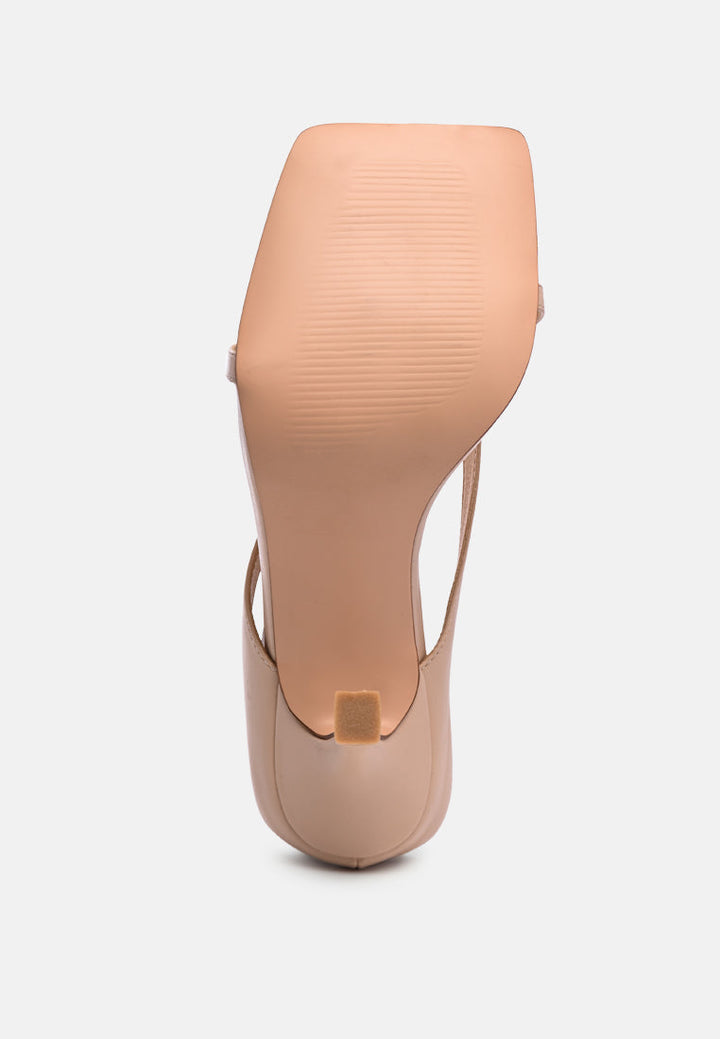 marcia ankle strap mid heel sandals by ruw#color_nude
