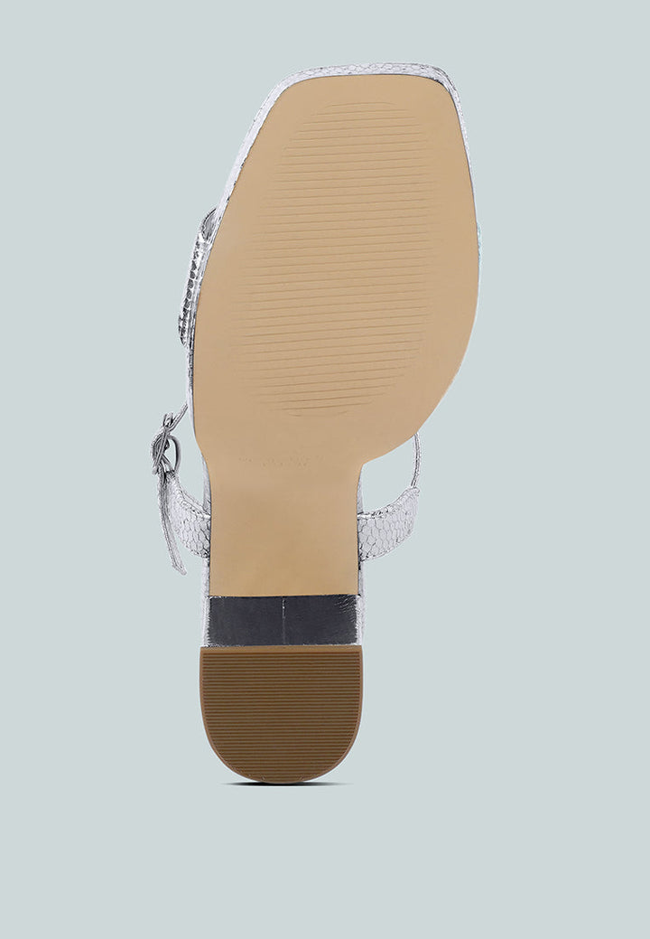 merengue sandal by ruw#color_silver