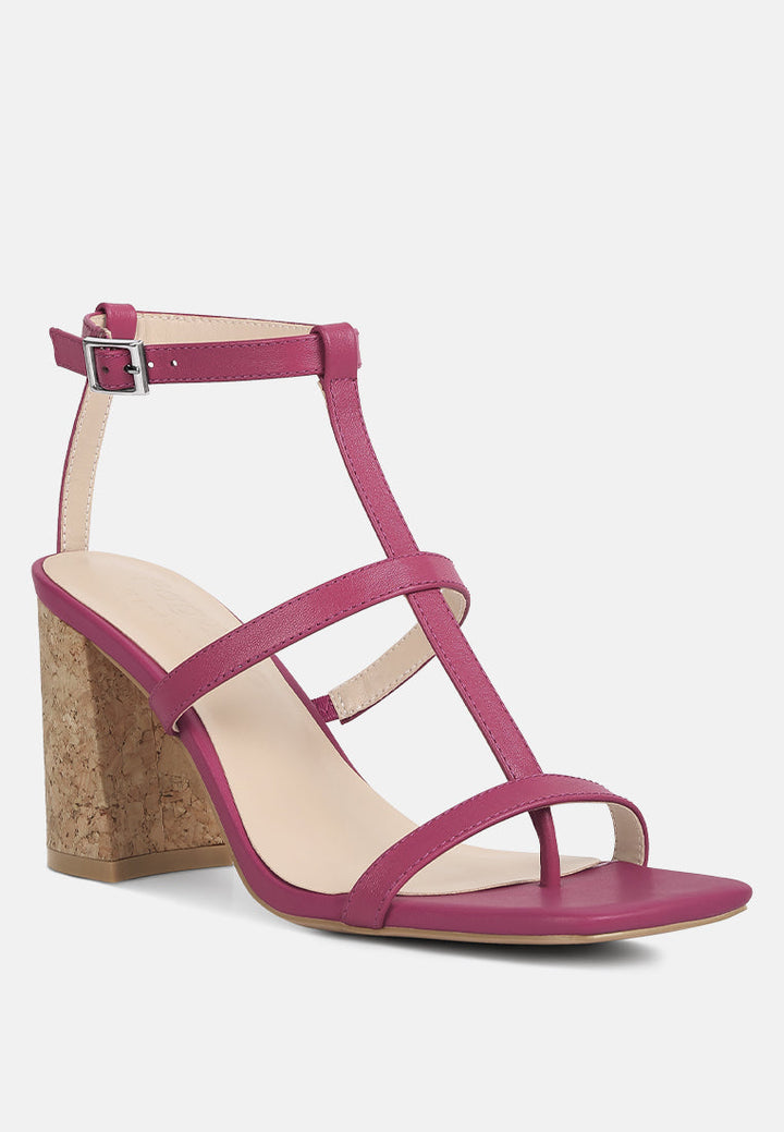 mirabella open square toe block heel sandals by ruw#color_fuchsia